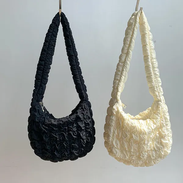 Women's Bag Trend Handbags for Women Nylon Bags Leisure Armpit Bag Shopping Shoulder Bags Dumpling Handbag Female