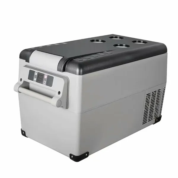 Good Capacity 12/24V DC Portable Refrigerator With APP Temperature Control Function 37 Quart (35 Liter) Vehicle, Car, Truck, RV, Boat, Mini fridge freezer for Driving, Travel, Fishing, Outdoor