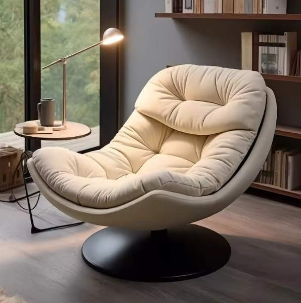 Minimalist Luxury Sofa Lounge Chair Italian Living Room Balcony Single Seat Leisure Study Reading Chair Swivel Chair Lazy Sofa
