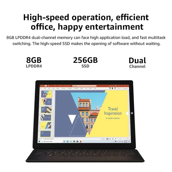 CHUWI UBook X 12 Inch 2160*1440 IPS Screen Intel N4100 Processor UHD Graphics 600 8GB RAM 256GB SSD Windows10 Tablet PC