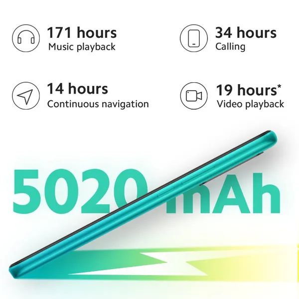 Global Version Xiaomi Redmi 9 6GB 128GB Smartphone Helio G80 Octa Core 13MP Quad Camera 6.53" FHD+ Display 5020mAh