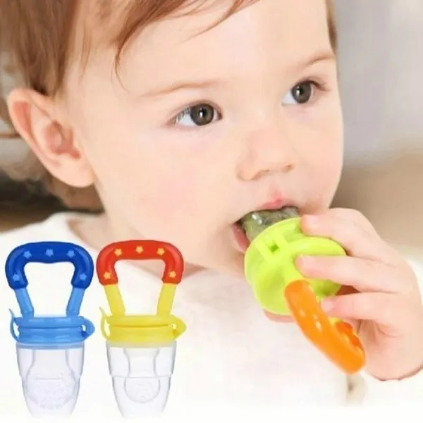 Baby Fruit Teether Baby Nipple Food Bite Pacifier Birth Infant Silicone Teethers Safe Feeder Bite Food Teether Oral Care