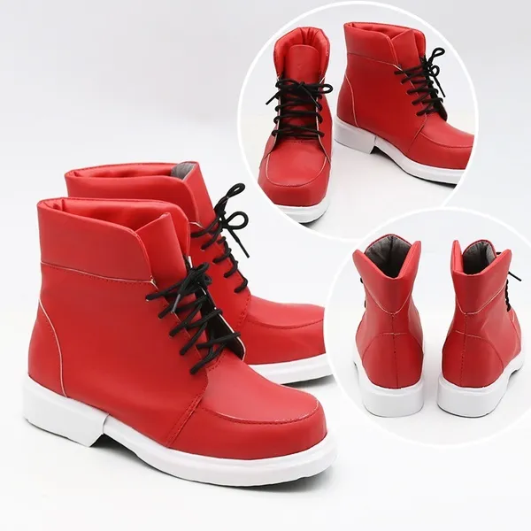 My Hero Academia Midoriya Izuku Red Shoes Cosplay Boots Unisex Size