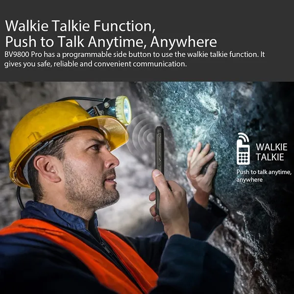 Blackview BV9800 Pro Smartphone Helio P70 6GB+128GB Android 9.0 Cellphone 6580mAh Thermal Imagery 48MP+5MP Rear Cameras Waterproof Mobile Phone