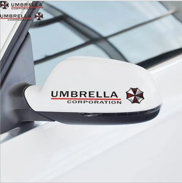 Car Decor Car Styling Resident Evil Umbrella Corporation Sticker 2 Colors