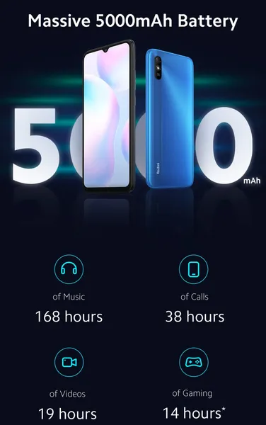 Xiaomi Redmi 9A Global Version Mobile Phone 2GB 32GB / 4GB 64GBMTK Helio G25 Octa Core 6.53" 5000mAh 13MP Camera Smartphone