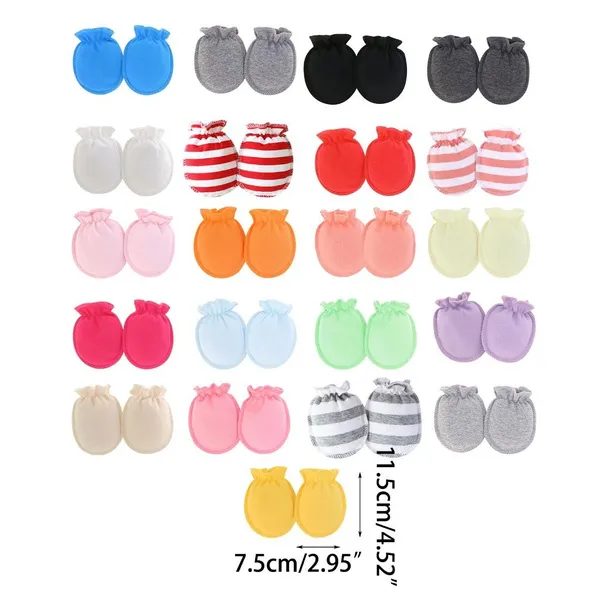 1 Pair Reliable Protections Gloves Flexible & Gentle Newborn Hand Covers Promote Healthy Hand Development for Baby ZHE
