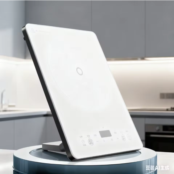 Midea 2200W High-Power Induction Cooker Smart Timer Integrated Microcrystalline Panel Kitchen Cooking Appliance