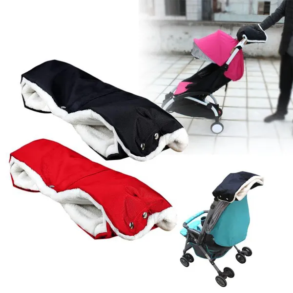 Winter Warm Baby Stroller Gloves Pushchair Hand Muff Waterproof Pram Accessory