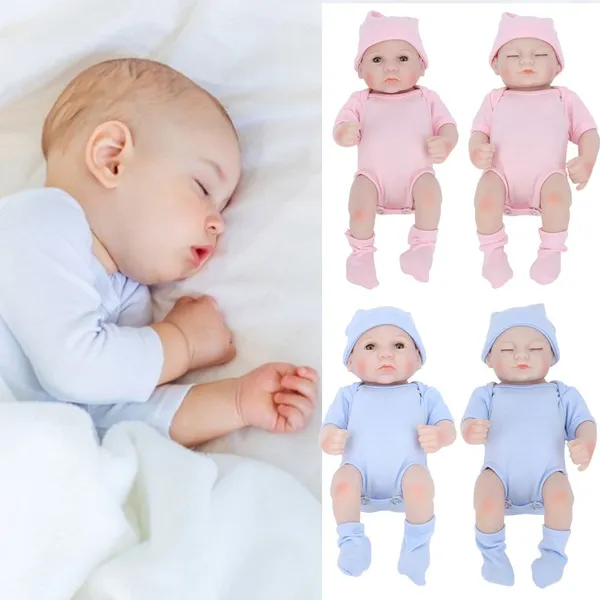 Silicone Body Simulation Baby Doll Lifelike Baby Doll Toy Children Girls Gift