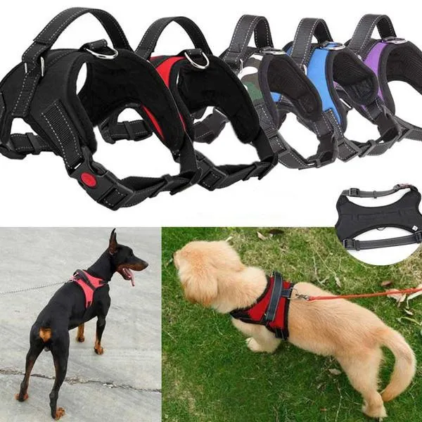 1PCS Soft Adjustable Dog Harness Vest for Small and Medium Dog Walking Pet Dog Adjustable Leash Vest Pet Walking Harness Vest Pet Accessories (XS-XL)
