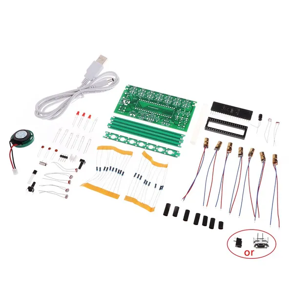 51 SCM Laser Harp Electronic Organ Piano The music Box Puzzle Technology DIY Kit SCF