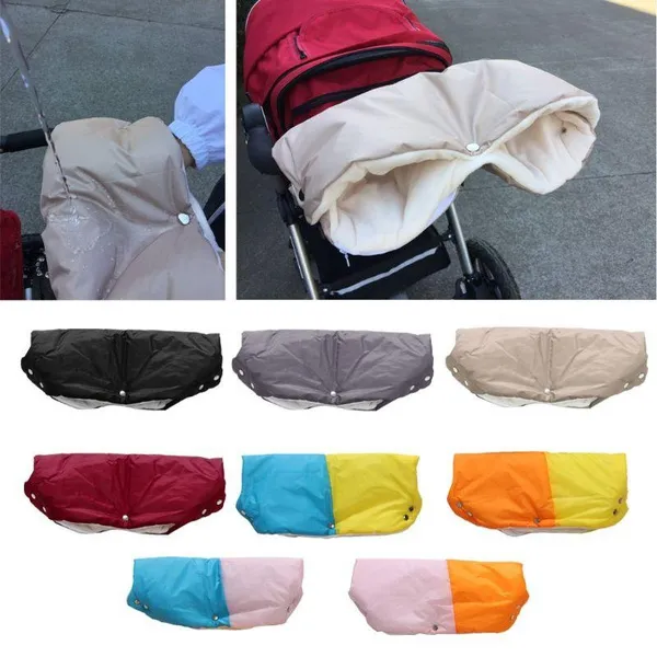 Winter Warm Baby Stroller Gloves Kids Pushchair Hand Muff Waterproof Pram Mitten WIS