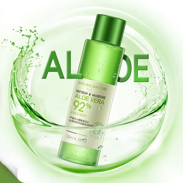 120ml Natural Aloe Vera Gel Toner & Moisturizes Skin