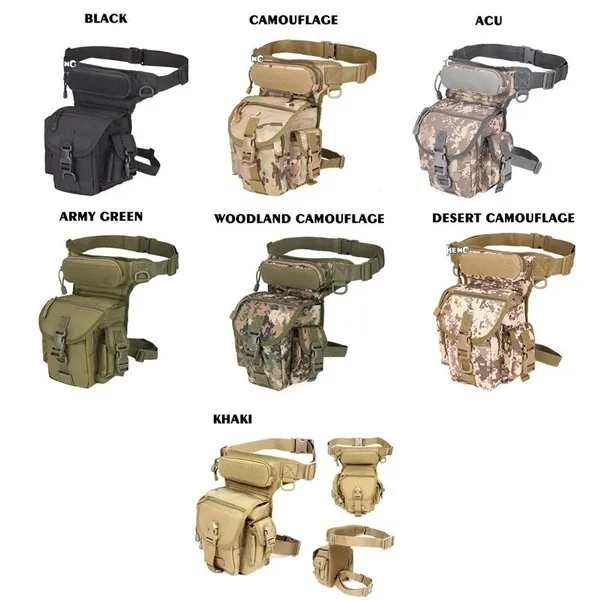 Latest Outdoor Sports Fashion Military Camouflage Waterproof Pockets