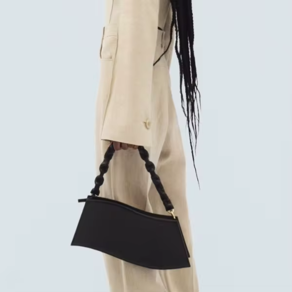 Women's Fashionable Shoulder Bag, Luxury Designer New in Handbags, Solid Color Dress Baguette Bag for Ladies Elegant