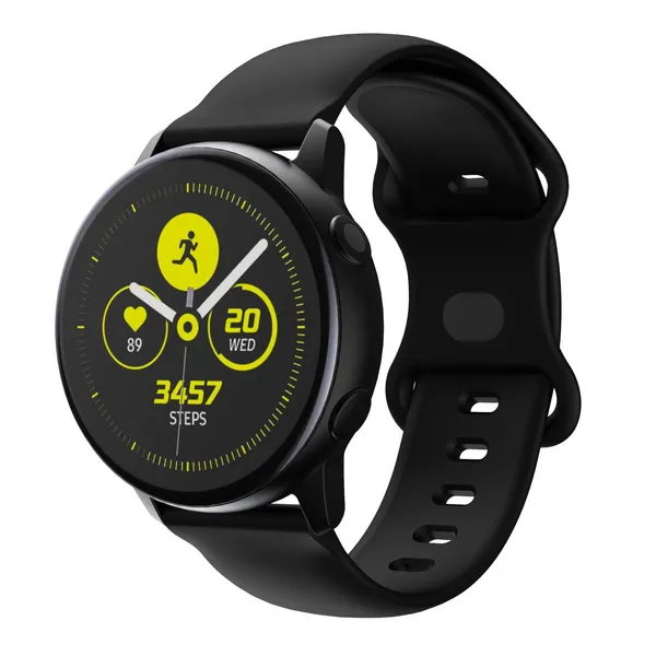 Cadorabo Silikon Armband 22mm kompatibel mit Samsung Galaxy Gear S3 / Gear 2 in - Ersatzarmband für Huawei Watch GT für Watch 2 Pro für Ticwatch Pro für Pepple Time für Amazfit Pace uvm.