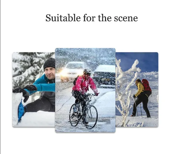 Cycling gloves fall and winter leaking two fingers outdoor sports touch screen warmth and velvet thickened fishing gloves for men and women