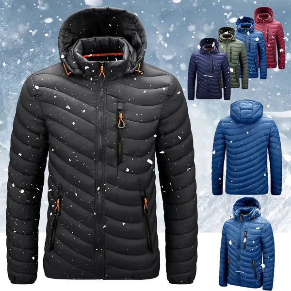 Winter America Brand North Parkas Mixed Colors Couple Cotton Coats Casual Stand Collar Warm Down Puffer Jackets Men/Ladies Top