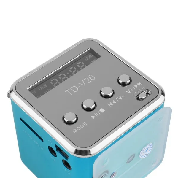 Portable Micro USB Mini Stereo Super Bass Speaker Music MP3/4 FM Radio