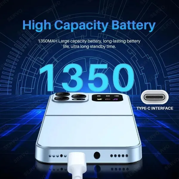 New product! i15 PRO Foldable Mobile Phone Auto FM Radio Call Record Speed Dial Magic Voice Dual SIM GSM Unlocked Cellphone 2.4" Type-C