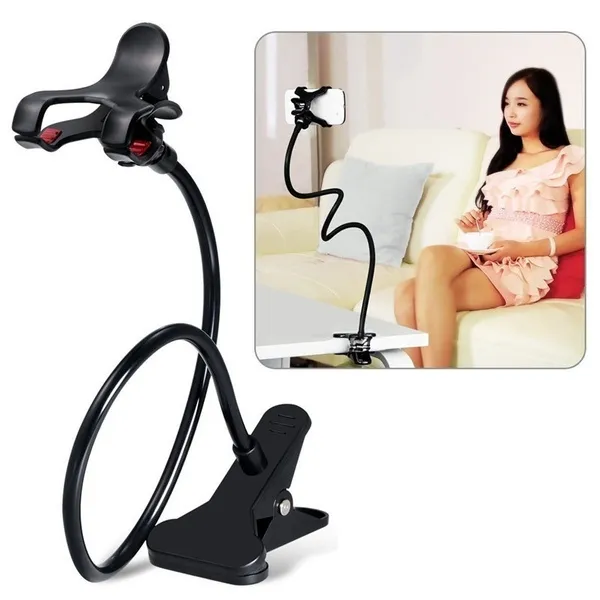 Universal Lazy Bed Desktop Car Stand Mount Long Arm Holder For Cell Phone