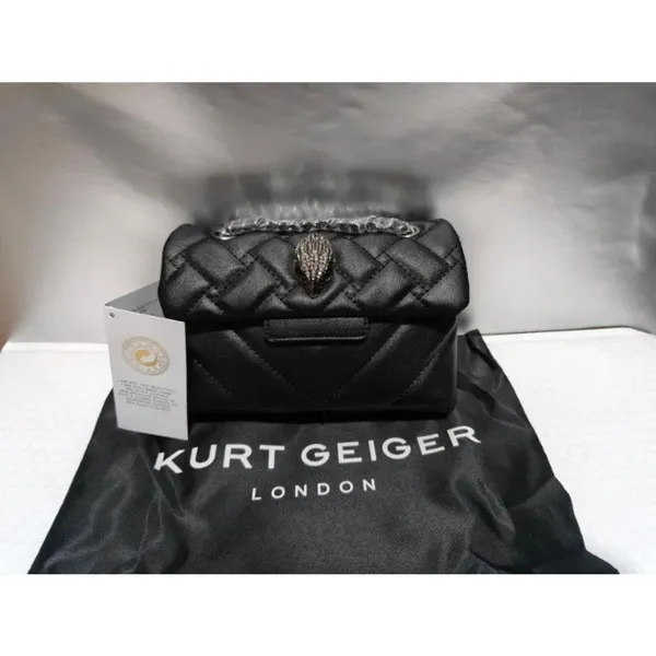 Kurt Geiger Heart Shaped Handbag Designer Leather London Women Man Mini Shoulder Bag Metal Sign Pochette Clutch Tote Crossbody