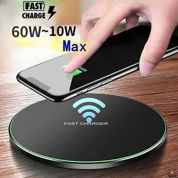 PDKUAI For Airpods Apple Iphone 15 14 13 12 Iphone 11 Pro X Xs Xr 8plus Samsung S23 S22 S21 S20 S10 S9 Huawei 2024 NEW 60W/50W/30W/20W/10W Super Fast Charging Wireless Charger Pad Mobile Phone Charger