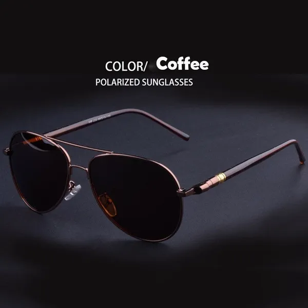 Hot 2015 Fashion Men's UV400 Polarized coating Sunglasses men Driving Aviator Mirrors Eyewear Sun Glasses