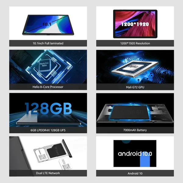 CHUWI HiPad X 10.1 Inch Android10 4GB RAM 128GB ROM Tablet