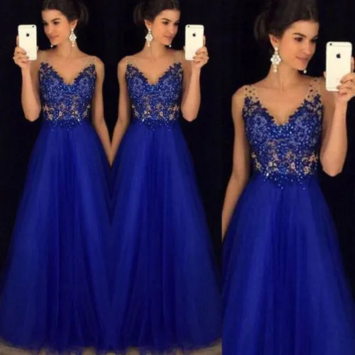 NEW FASHION Women Formal Wedding Bridesmaid Long Evening Party Ball Prom Gown Cocktail Dress