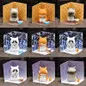 1Pc Random Type Blind Box Pet Cat Figurine Model Toys Kawaii Distressful Kitten Cat Figure Mini Animals Home Ornament Kid Xmas Gift Collection