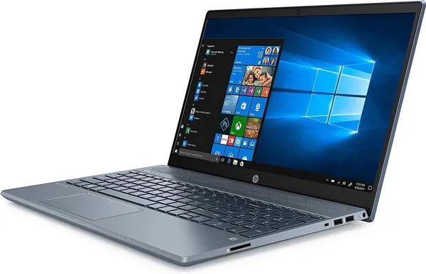 Used HP 15-cw1063wm Pavilion 15.6" FHD Ryzen 5 3500U 2.1GHz 8GB RAM 1TB HDD 128GB SSD Win 10 Horizon Blue