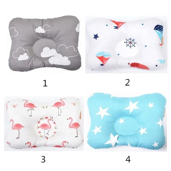 Newborn Baby Infant Pillow Memory Foam Positioner Prevent Flat Head