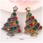 Christmas Brooch Suit Accessories Female Brooch Ornaments Retro Christmas Tree Pin