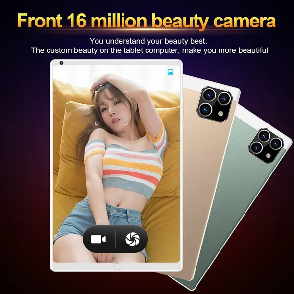 8.0 Inch 12 Core WiFi Tablet PC Android 12.0 System Dual SIM Dual with Camera 16MP+32MP Tablet RAM 12GB+ROM 640GB Tablet PC