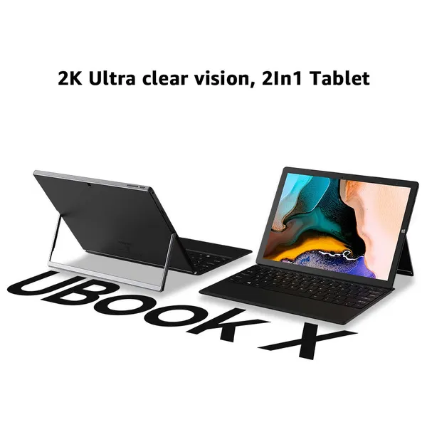 CHUWI 2 In 1 Tablet UBook X 12" Windows Tablet PC Intel N4100 Quad Core 8GB RAM 256GB SSD Tablets 2160*1440 Resolution