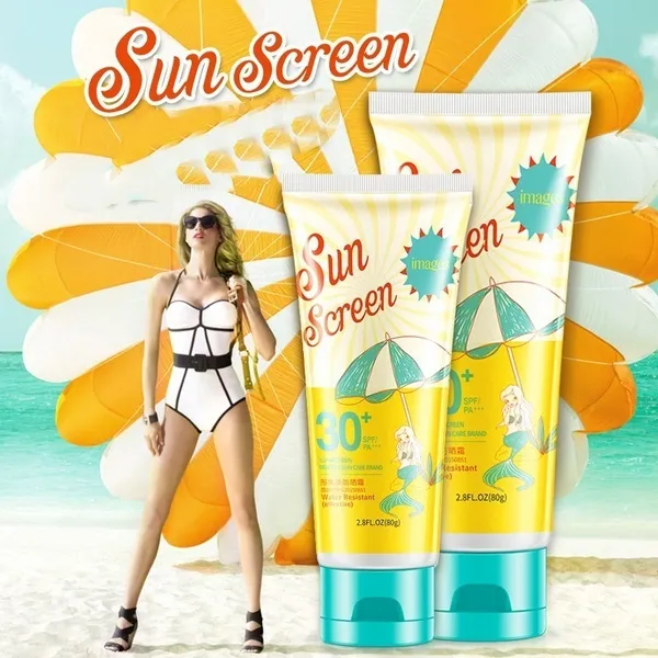 80g New Fashion Women Summer Waterproof Sunscreen