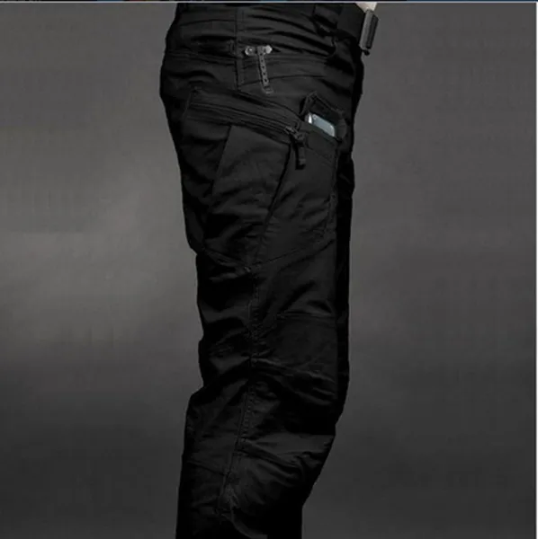 Men Outdoors Tactical Military Pants Training Cargo Pants Multi-Pockets Pants Men's Combat Pants