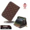 Men Business Card Holder Genuine Leather Credit Card Holder Women Zipper Pocket Unisex Card Case Zipper Coin Purse